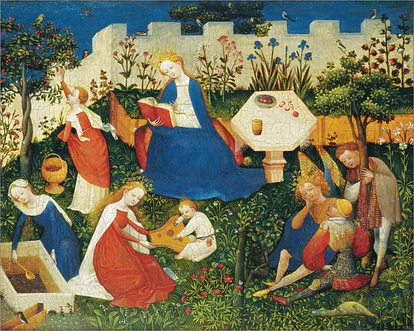 The little Garden of Paradise. Artist: Upper Rhenish Master (active c. 1410-1420)