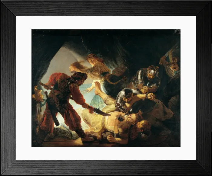 Framed Print : The Blinding of Samson. Artist: Rembrandt van Rhijn (1606-1669) Framed Print : The Blinding of Samson. Artist: Rembrandt van Rhijn (1606-1669)