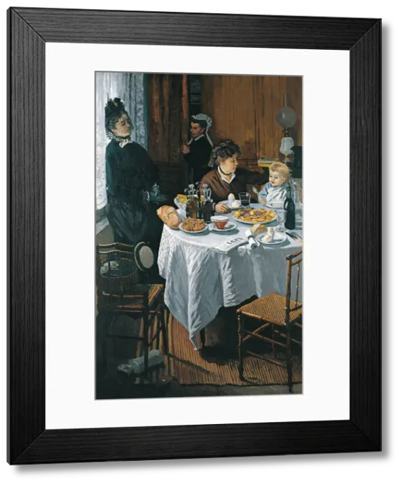 Framed Print : The Luncheon (Le Dejeuner). Artist: Monet, Claude (1840-1926) Framed Print : The Luncheon (Le Dejeuner). Artist: Monet, Claude (1840-1926)