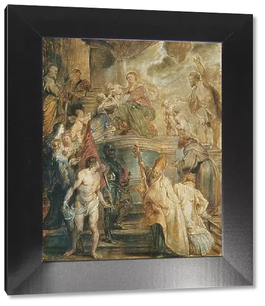 The Mystical Marriage of Saint Catherine. Artist: Rubens, Pieter Paul (1577-1640)