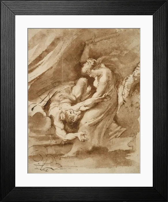 Framed Print : Judith Beheading Holofernes. Artist: Rubens, Pieter Paul (1577-1640) Framed Print : Judith Beheading Holofernes. Artist: Rubens, Pieter Paul (1577-1640)