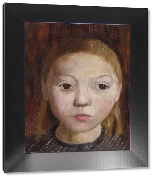 Head of a Girl. Artist: Modersohn-Becker, Paula (1876-1907)