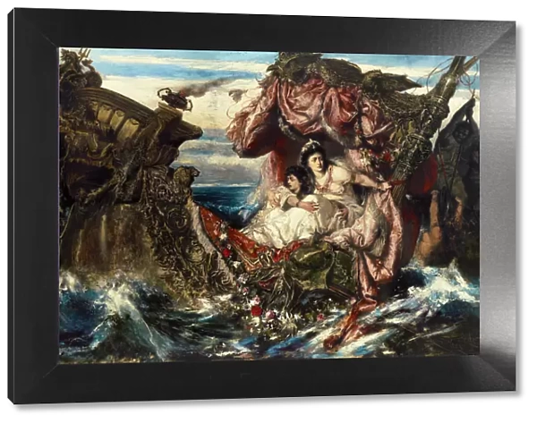 The Shipwreck of Agrippina. Artist: Wertheimer, Gustav (1847-1902)
