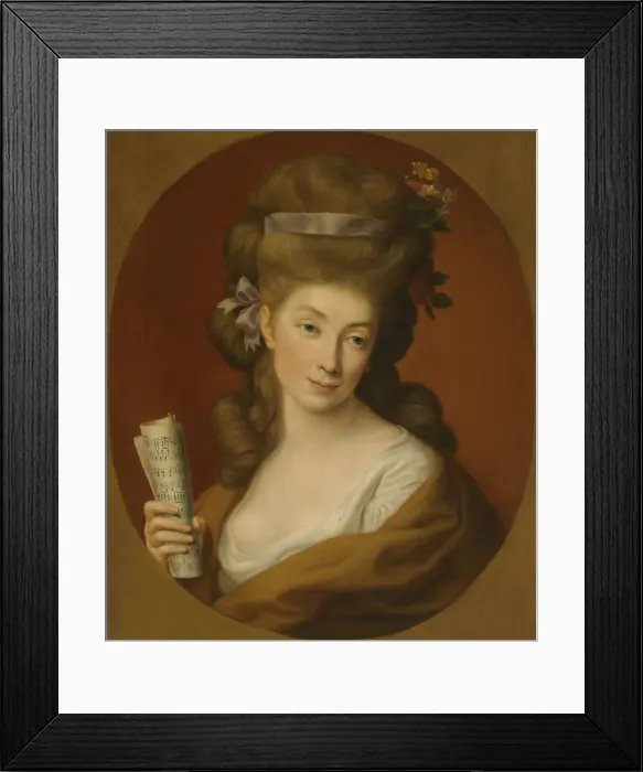 Framed Print : Portrait of Princess Izabela Elzbieta Potocka, nee Lubomirska (1736-1816). Artist: Batoni, Pompeo Girolamo (1708-1787) Framed Print : Portrait of Princess Izabela Elzbieta Potocka, nee Lubomirska (1736-1816). Artist: Batoni, Pompeo Girolamo (1708-1787)