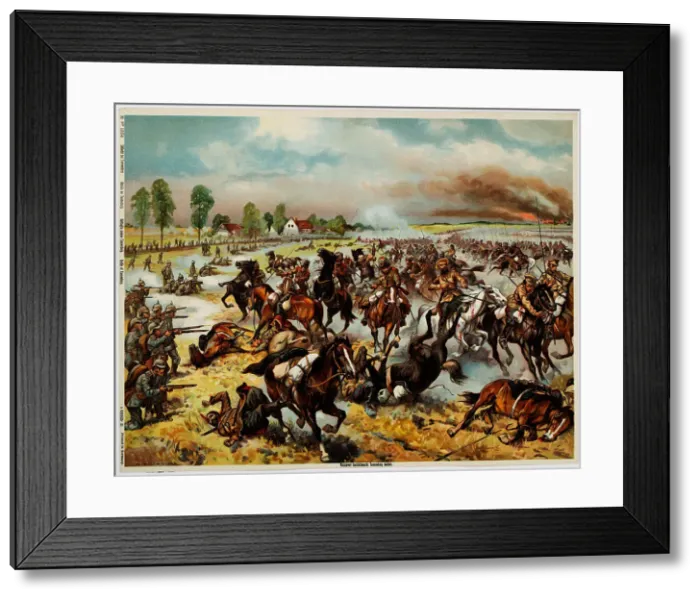 Framed Print : The Battle of Tannenberg, August 1914. Artist: Anonymous Framed Print : The Battle of Tannenberg, August 1914. Artist: Anonymous