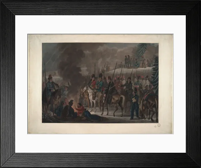 Framed Print : Russian cossacks. Artist: Sauerweid, Alexander Ivanovich (1783-1844) Framed Print : Russian cossacks. Artist: Sauerweid, Alexander Ivanovich (1783-1844)