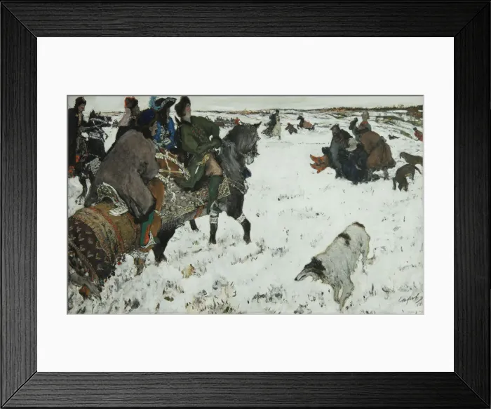 Framed Print : Peter I On The Hunt, 1902. Artist: Serov, Valentin Alexandrovich (1865-1911) Framed Print : Peter I On The Hunt, 1902. Artist: Serov, Valentin Alexandrovich (1865-1911)