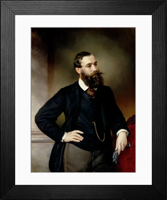 Framed Print : Portrait of the jurist and political philosopher Boris Nikolayevich Chicherin, End of 19th cen Artist: Sherwood, Vladimir Osipovich (1832-1897) Framed Print : Portrait of the jurist and political philosopher Boris Nikolayevich Chicherin, End of 19th cen Artist: Sherwood, Vladimir Osipovich (1832-1897)