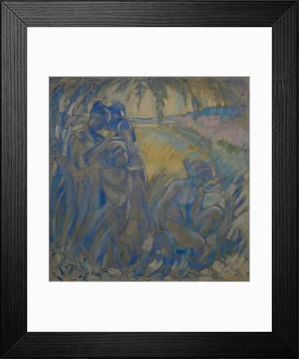 Framed Print : Bathers. Artist: Subbotin (Permyak), Pyotr Ivanovich (1886-1923) Framed Print : Bathers. Artist: Subbotin (Permyak), Pyotr Ivanovich (1886-1923)