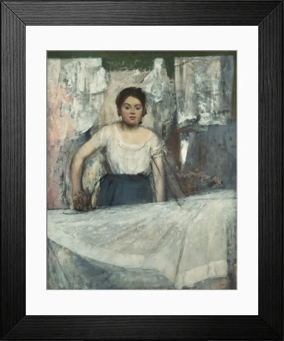 Framed Print : Woman Ironing. Artist: Degas, Edgar (1834-1917) Framed Print : Woman Ironing. Artist: Degas, Edgar (1834-1917)