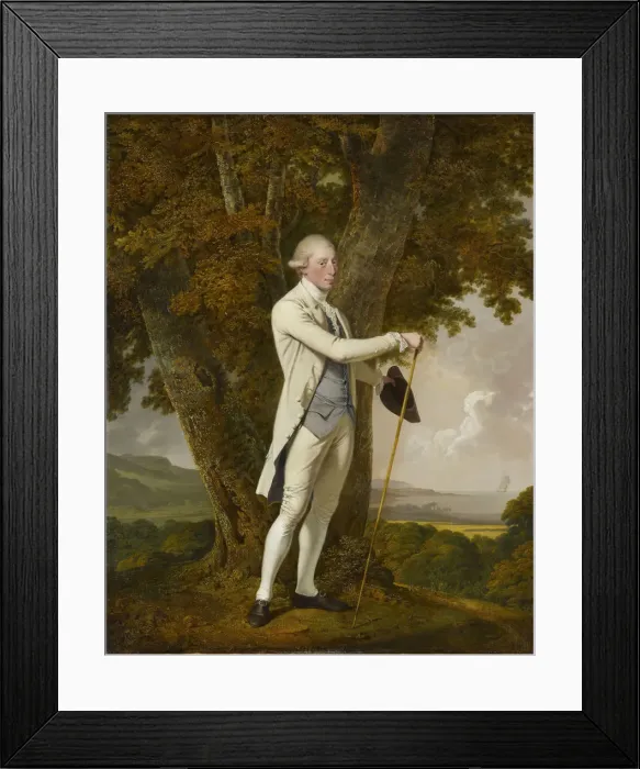 Framed Print : Portrait of John Milnes. Artist: Wright of Derby, Joseph (1734-1797) Framed Print : Portrait of John Milnes. Artist: Wright of Derby, Joseph (1734-1797)