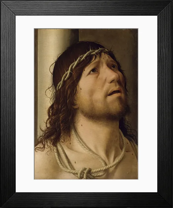 Framed Print : Christ at the Column. Artist: Antonello da Messina (ca 1430-1479) Framed Print : Christ at the Column. Artist: Antonello da Messina (ca 1430-1479)