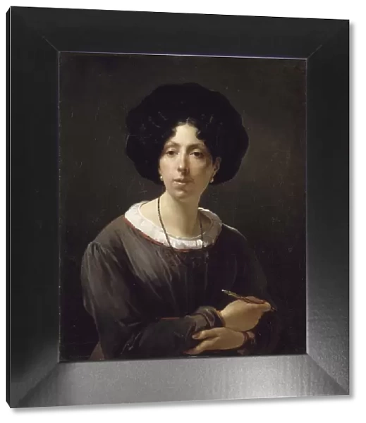 Self-Portrait. Artist: Haudebourt-Lescot, Hortense (1784-1845)