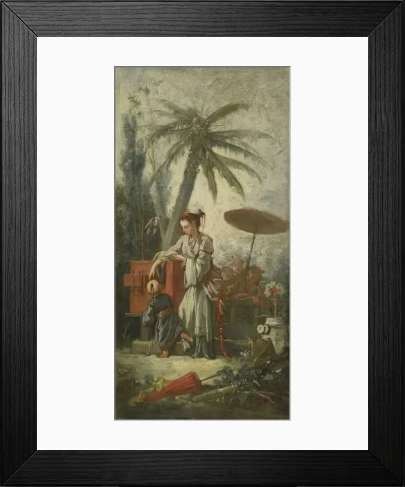 Framed Print : Chinese Curiosity. Artist: Boucher, Francois (1703-1770) Framed Print : Chinese Curiosity. Artist: Boucher, Francois (1703-1770)