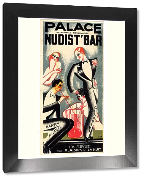 Palace Nudist Bar. Artist: Zig, Louis Gaudin (1882-1936)