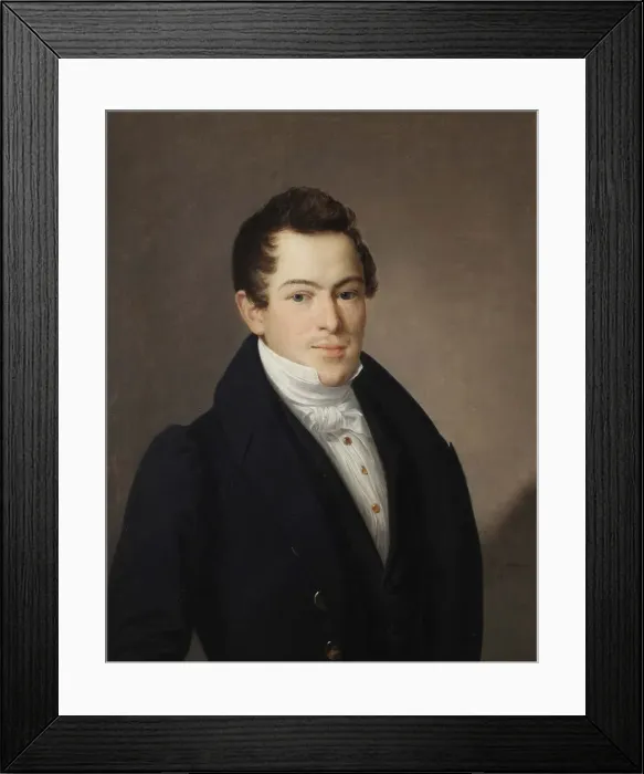 Framed Print : Portrait of Naumov, 1831. Artist: Tropinin, Vasili Andreyevich (1776-1857) Framed Print : Portrait of Naumov, 1831. Artist: Tropinin, Vasili Andreyevich (1776-1857)