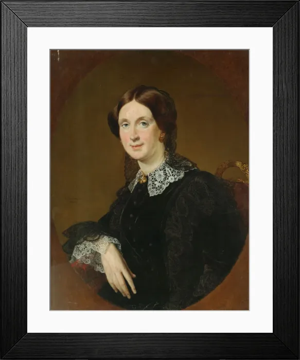 Framed Print : Portrait of N. I. Panina, 1855. Artist: Tropinin, Vasili Andreyevich (1776-1857) Framed Print : Portrait of N. I. Panina, 1855. Artist: Tropinin, Vasili Andreyevich (1776-1857)