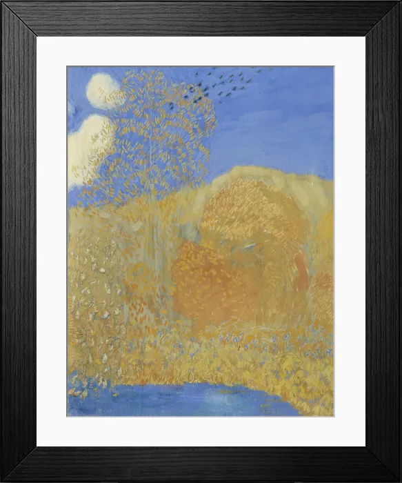 Framed Print : Flood-Lands, 1908. Artist: Utkin, Pyotr Savvich (1877-1934) Framed Print : Flood-Lands, 1908. Artist: Utkin, Pyotr Savvich (1877-1934)