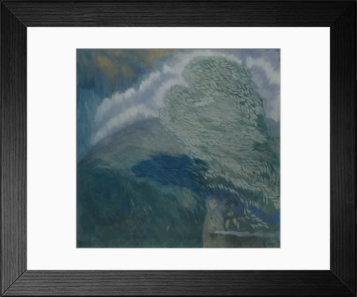 Framed Print : Storm Lovers, 1908. Artist: Utkin, Pyotr Savvich (1877-1934) Framed Print : Storm Lovers, 1908. Artist: Utkin, Pyotr Savvich (1877-1934)