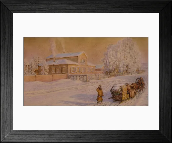 Framed Print : Our House in Ryabovo, 1918-1919. Artist: Vasnetsov, Appolinari Mikhaylovich (1856-1933) Framed Print : Our House in Ryabovo, 1918-1919. Artist: Vasnetsov, Appolinari Mikhaylovich (1856-1933)