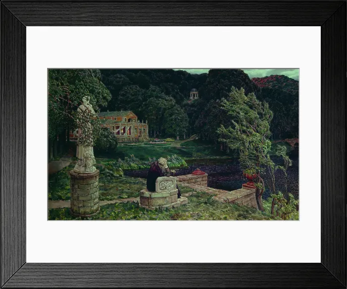 Framed Print : The Sound of the Old Park, 1926. Artist: Vasnetsov, Appolinari Mikhaylovich (1856-1933) Framed Print : The Sound of the Old Park, 1926. Artist: Vasnetsov, Appolinari Mikhaylovich (1856-1933)