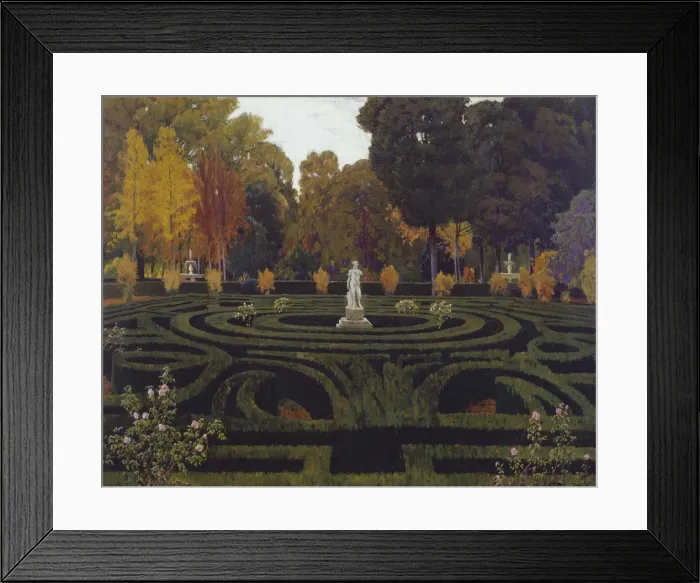 Framed Print : Old Faun. Artist: Rusinol, Santiago (1861-1931) Framed Print : Old Faun. Artist: Rusinol, Santiago (1861-1931)