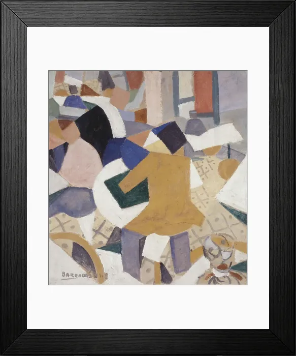 Framed Print : Vibrationist Composition. Artist: Barradas, Rafael (1890-1929) Framed Print : Vibrationist Composition. Artist: Barradas, Rafael (1890-1929)