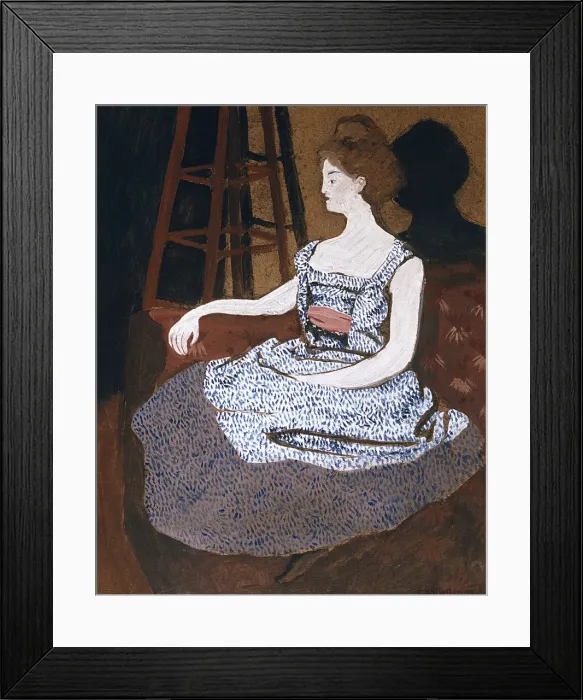 Framed Print : Misia Godebska-Natanson. Artist: Vallotton, Felix Edouard (1865-1925) Framed Print : Misia Godebska-Natanson. Artist: Vallotton, Felix Edouard (1865-1925)