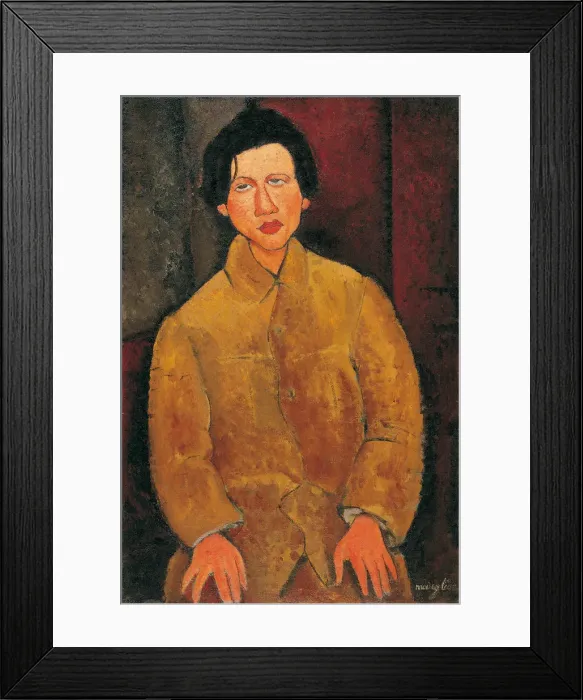 Framed Print : Portrait of Chaim Soutine (1893-1943). Artist: Modigliani, Amedeo (1884-1920) Framed Print : Portrait of Chaim Soutine (1893-1943). Artist: Modigliani, Amedeo (1884-1920)