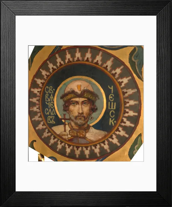 Framed Print : Saint Wenceslaus I, Duke of Bohemia, 1885-1896. Artist: Vasnetsov, Viktor Mikhaylovich (1848-1926) Framed Print : Saint Wenceslaus I, Duke of Bohemia, 1885-1896. Artist: Vasnetsov, Viktor Mikhaylovich (1848-1926)