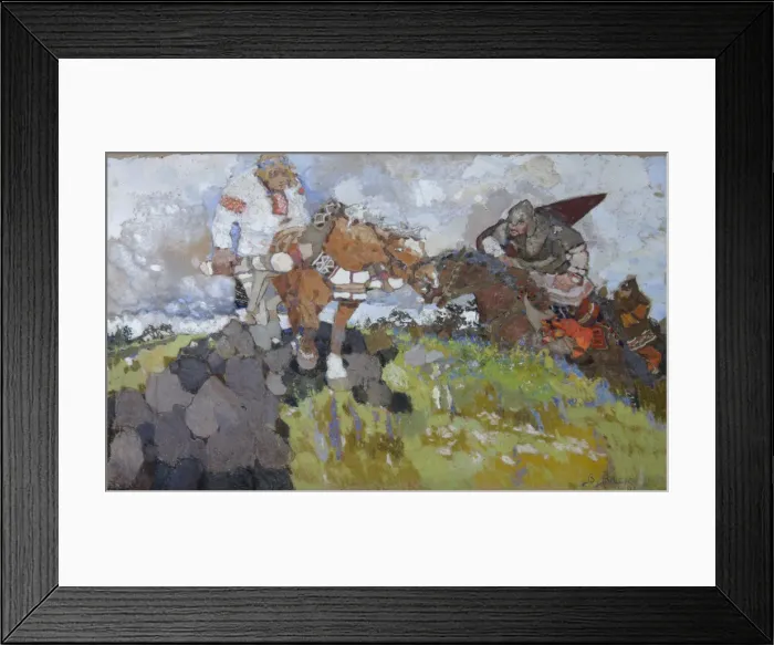 Framed Print : Mikula Selyaninovich, 1917. Artist: Vasnetsov, Viktor Mikhaylovich (1848-1926) Framed Print : Mikula Selyaninovich, 1917. Artist: Vasnetsov, Viktor Mikhaylovich (1848-1926)
