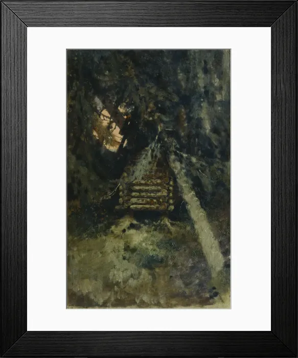 Framed Print : The Hut on Chicken Legs. Artist: Vasnetsov, Viktor Mikhaylovich (1848-1926) Framed Print : The Hut on Chicken Legs. Artist: Vasnetsov, Viktor Mikhaylovich (1848-1926)