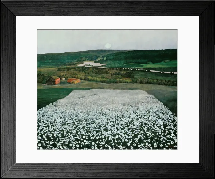 Framed Print : Flower Meadow in the North. Artist: Sohlberg, Harald (1869-1935) Framed Print : Flower Meadow in the North. Artist: Sohlberg, Harald (1869-1935)