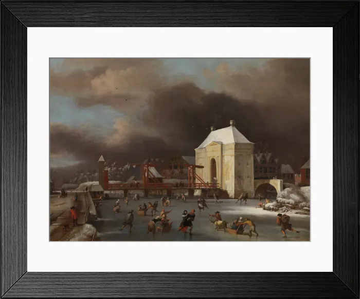 Framed Print : View of the Heiligewegspoort in Amsterdam. Artist: Kessel, Jan van (1641-1680) Framed Print : View of the Heiligewegspoort in Amsterdam. Artist: Kessel, Jan van (1641-1680)