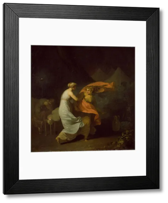 Framed Print : Julia and Fulvia. Artist: Abildgaard, Nicolai Abraham (1743-1809) Framed Print : Julia and Fulvia. Artist: Abildgaard, Nicolai Abraham (1743-1809)