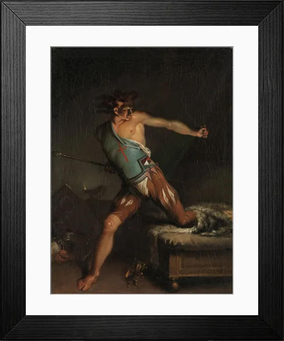 Framed Print : Richard III. Artist: Abildgaard, Nicolai Abraham (1743-1809) Framed Print : Richard III. Artist: Abildgaard, Nicolai Abraham (1743-1809)