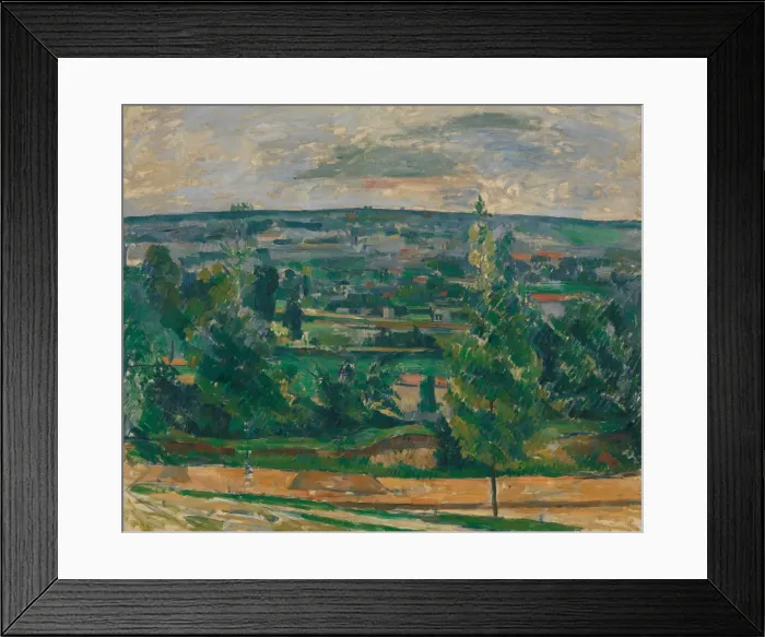 Framed Print : Landscape in Jas de Bouffan. Artist: Cezanne, Paul (1839-1906) Framed Print : Landscape in Jas de Bouffan. Artist: Cezanne, Paul (1839-1906)
