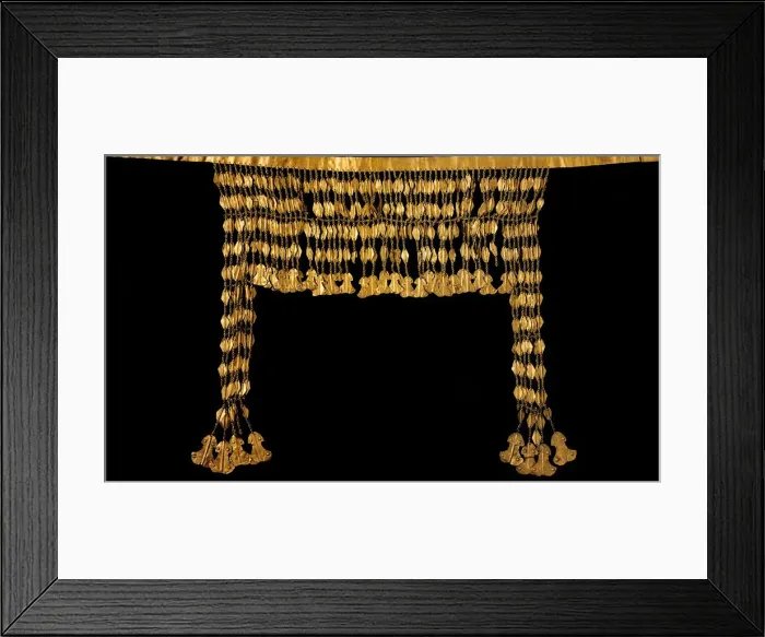 Framed Print : Small Diadem with pendants. Artist: Gold of Troy, Priam?s Treasure Framed Print : Small Diadem with pendants. Artist: Gold of Troy, Priam?s Treasure