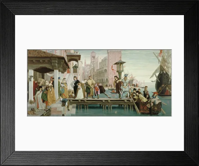 Framed Print : Departure of the Prodigal Son. Artist: Tissot, James Jacques Joseph (1836-1902) Framed Print : Departure of the Prodigal Son. Artist: Tissot, James Jacques Joseph (1836-1902)