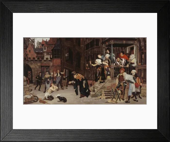 Framed Print : Return of the Prodigal Son. Artist: Tissot, James Jacques Joseph (1836-1902) Framed Print : Return of the Prodigal Son. Artist: Tissot, James Jacques Joseph (1836-1902)