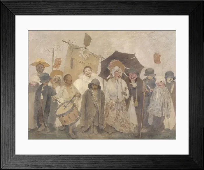 Framed Print : La Vachalcade. Artist: Pelez, Fernand (1848-1913) Framed Print : La Vachalcade. Artist: Pelez, Fernand (1848-1913)