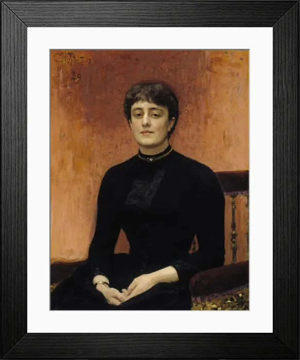 Framed Print : Portrait of Yelizaveta Zvantseva (1864-1921). Artist: Repin, Ilya Yefimovich (1844-1930) Framed Print : Portrait of Yelizaveta Zvantseva (1864-1921). Artist: Repin, Ilya Yefimovich (1844-1930)