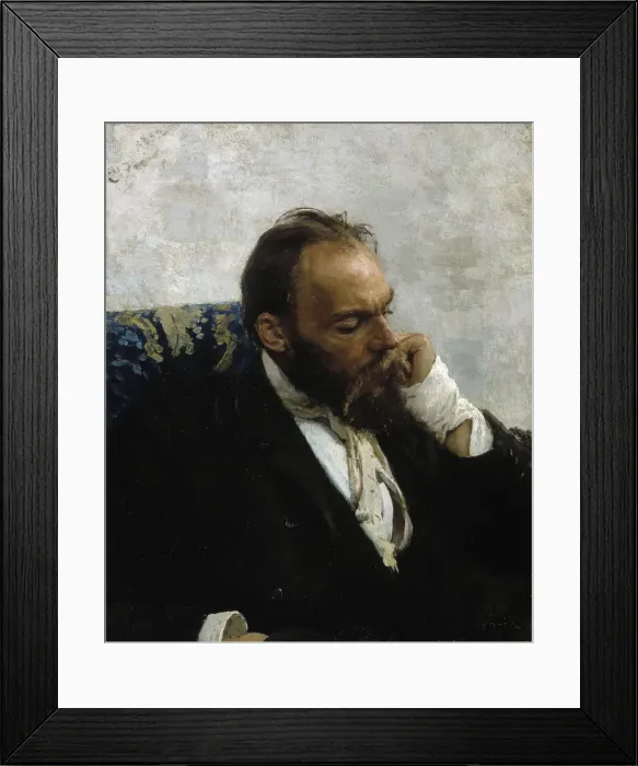 Framed Print : Portrait of Professor Ivanov. Artist: Repin, Ilya Yefimovich (1844-1930) Framed Print : Portrait of Professor Ivanov. Artist: Repin, Ilya Yefimovich (1844-1930)