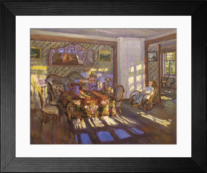 Framed Print : Sunlight through coloured Glass Windows, 1916. Artist: Vinogradov, Sergei Arsenyevich (1869-1938) Framed Print : Sunlight through coloured Glass Windows, 1916. Artist: Vinogradov, Sergei Arsenyevich (1869-1938)