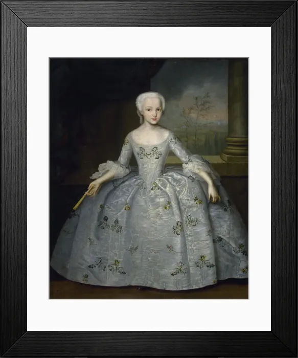 Framed Print : Portrait of Sarah Eleanore von Fermor, c. 1750. Artist: Vishnyakov, Ivan Yakovlevich (1699-1761) Framed Print : Portrait of Sarah Eleanore von Fermor, c. 1750. Artist: Vishnyakov, Ivan Yakovlevich (1699-1761)