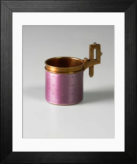 Framed Print : Cup, Between 1899 and 1908. Artist: Russian Master, Factory Faberge Framed Print : Cup, Between 1899 and 1908. Artist: Russian Master, Factory Faberge