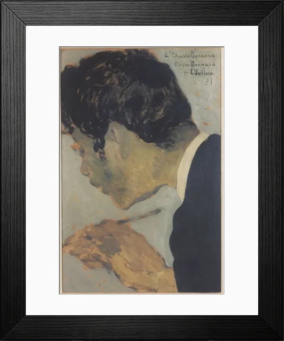 Framed Print : Portrait of Pierre Bonnard (1867-1947), 1891. Artist: Vuillard, Edouard (1868-1940) Framed Print : Portrait of Pierre Bonnard (1867-1947), 1891. Artist: Vuillard, Edouard (1868-1940)
