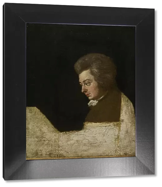 Wolfgang Amadeus Mozart (1756-1791), 1789. Artist: Lange, Josef (1751?1831)