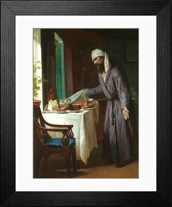 Framed Print : Morning Hangover, End of 19th cen Artist: Zhuravlev, Firs Sergeevich (1836-1901) Framed Print : Morning Hangover, End of 19th cen Artist: Zhuravlev, Firs Sergeevich (1836-1901)