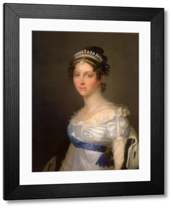 Framed Print : Portrait of Empress Elizabeth Alexeievna, Princess Louise of Baden (1779-1826), after 1806. Artist: Anonymous Framed Print : Portrait of Empress Elizabeth Alexeievna, Princess Louise of Baden (1779-1826), after 1806. Artist: Anonymous